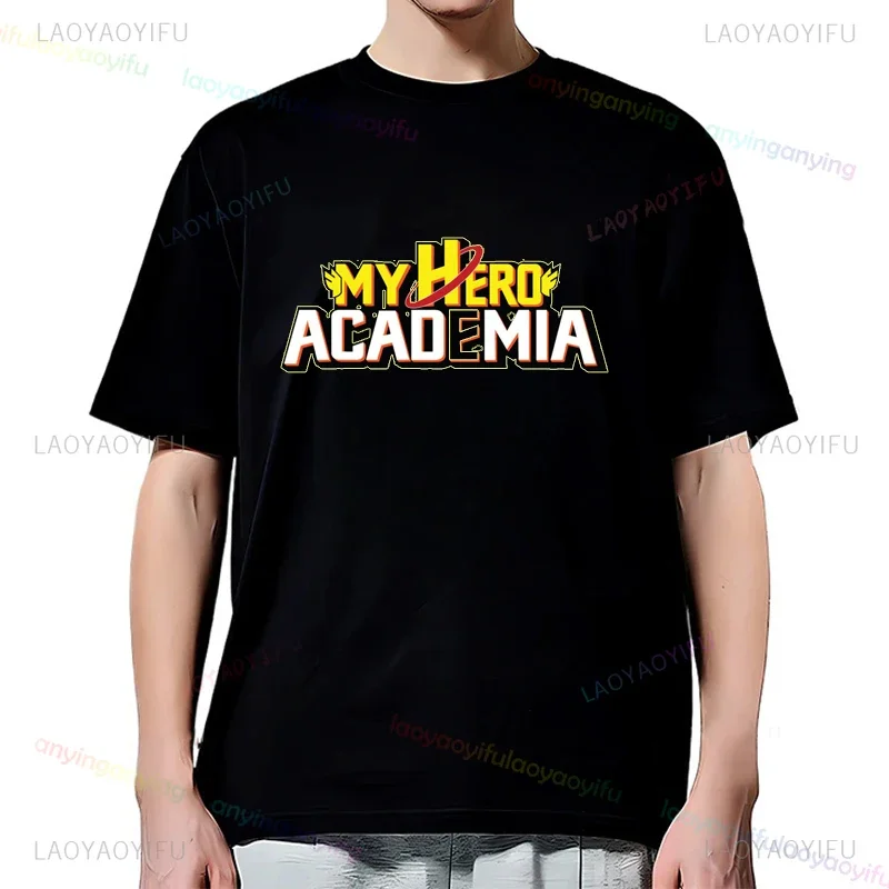 Y2k-My Hero Academia-футболки забавные мужские крутые футболки с рисунком японского аниме женские хлопковые Harajuku манга. уличная одежда в стиле хип-хоп топы