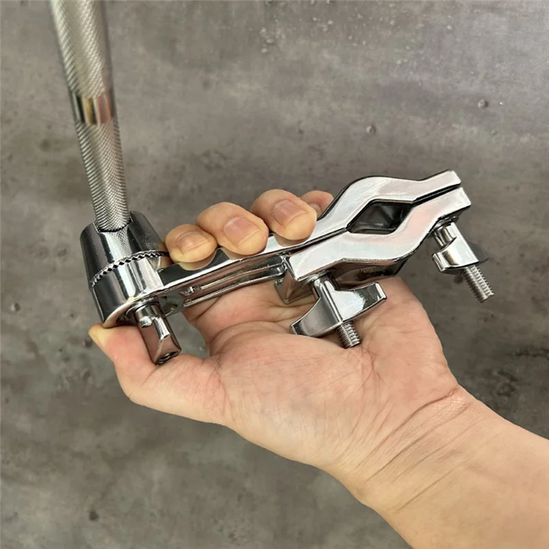 Superior-Drum Rack Clamp Mounting Bracket Metal Knob Universal Multi Clamp Drum Extension Stand Clamps Drum Accessories