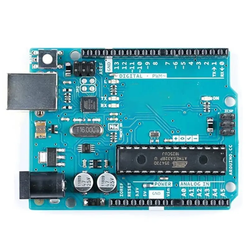 B63B-For Arduino Uno REV3 Atmega328p Microcontroller[ A000066]-16Mhz, 14 Digital I/O Pins, 6 Analog Inputs,For Arduino