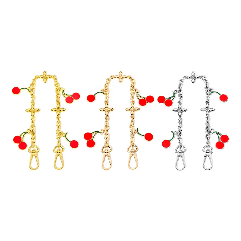 

New Fashion Cherry Chain For Women's Bag Decoration Chain Accessories Bag Extension Chain Bag Accessories