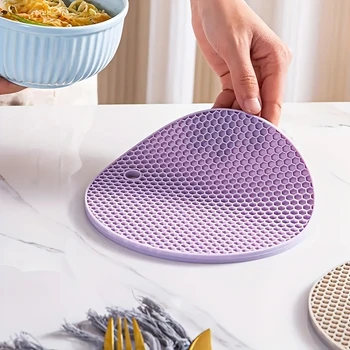 Silicone Heat-Resistant Hot Pads & Table Mats 1