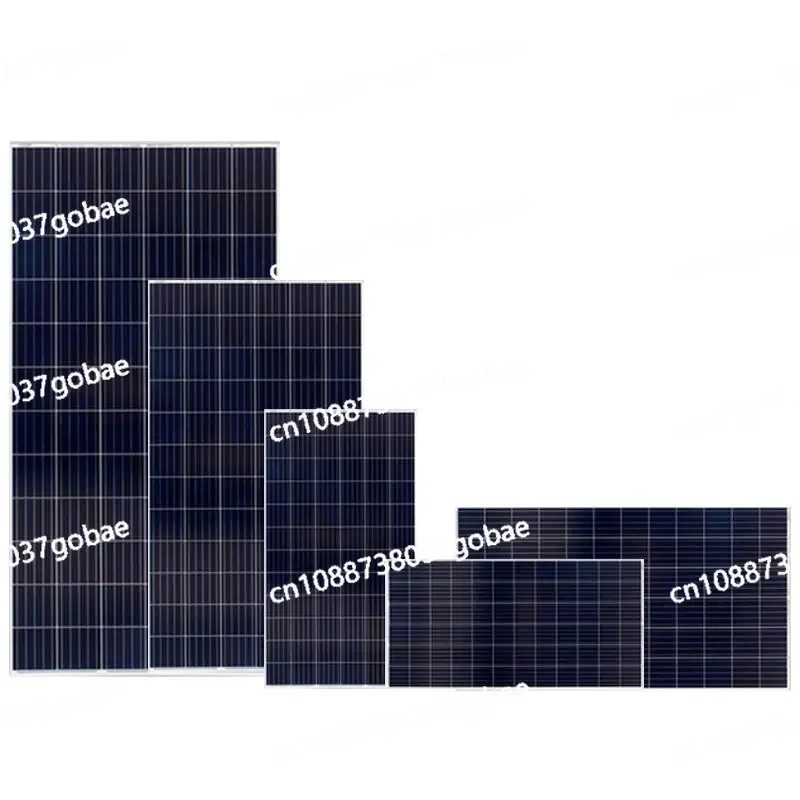 50W/200W/330W New Class A Polycrystalline 100W Solar Photovoltaic Panel High Efficiency Solar Panel System Charging