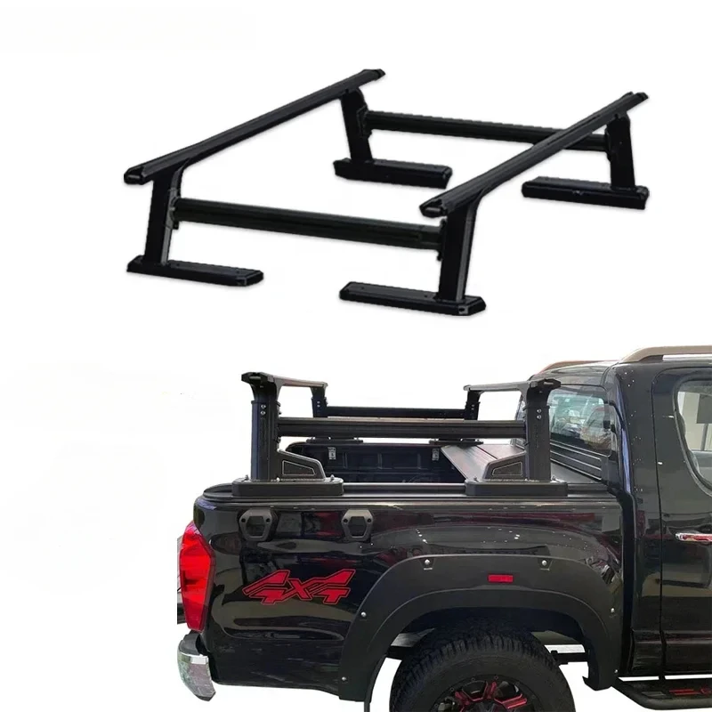 Adjustable Height Aluminum Car Rear Truck Bed For Rooftop Tent Waterproof Roof Rack truck ladder racks