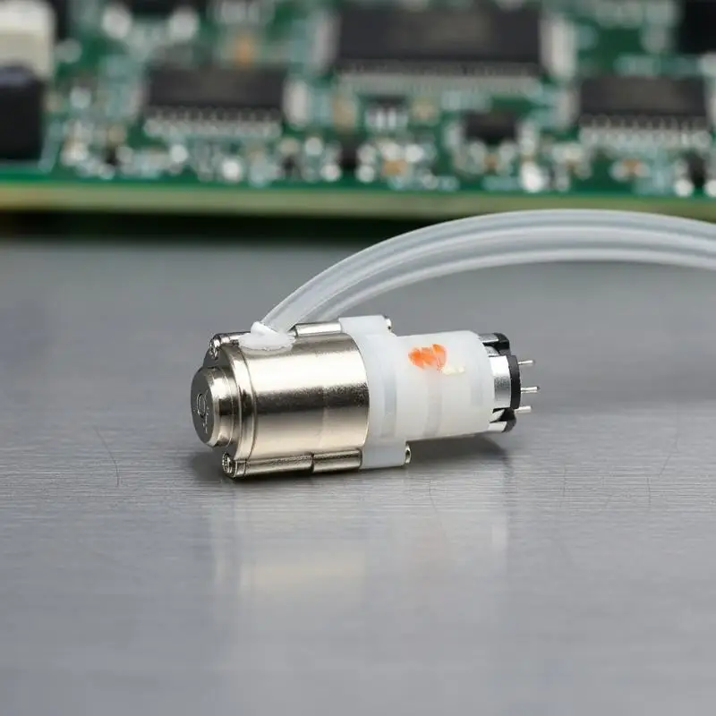 1Pcs Squeezing Dosing Pump DC 3V 3.7V Ultra Micro Peristaltic Pump Mini M20 Planetary Gear Metering Pump Precision Small Flow