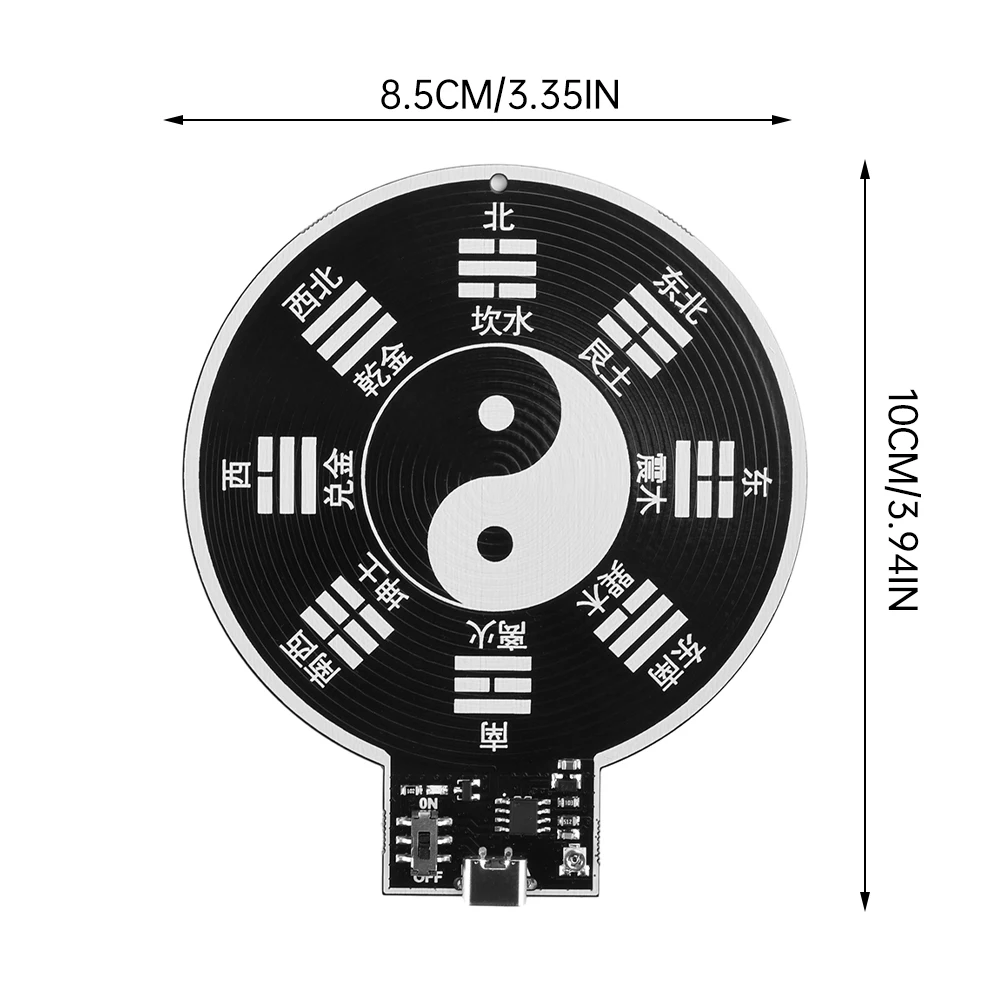 7.83HZ Generator Schumanna Resonances Generator impulsów o bardzo niskiej częstotliwości DC5V Type-C Rezonator audio do domowego biura