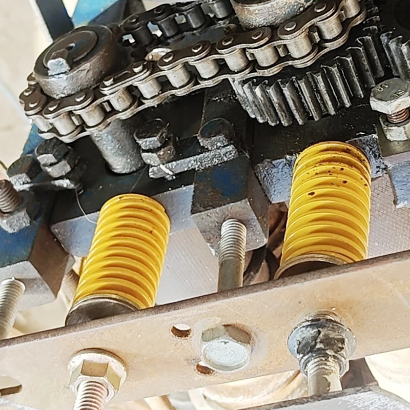Creamily 1PCS Yellow Small Load Die Mold Springs Spiral Stamping Compression Mould Spring Spring OD=20-30mm Length=20-100mm