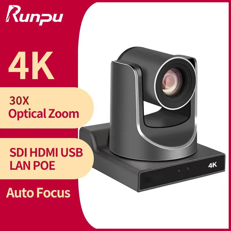 498 VX63AL SDI 4K 30X Optical Zoom PTZ Conference Camera Sdi hd Mi Lan Usb Poe Church Broadcast Live Streaming