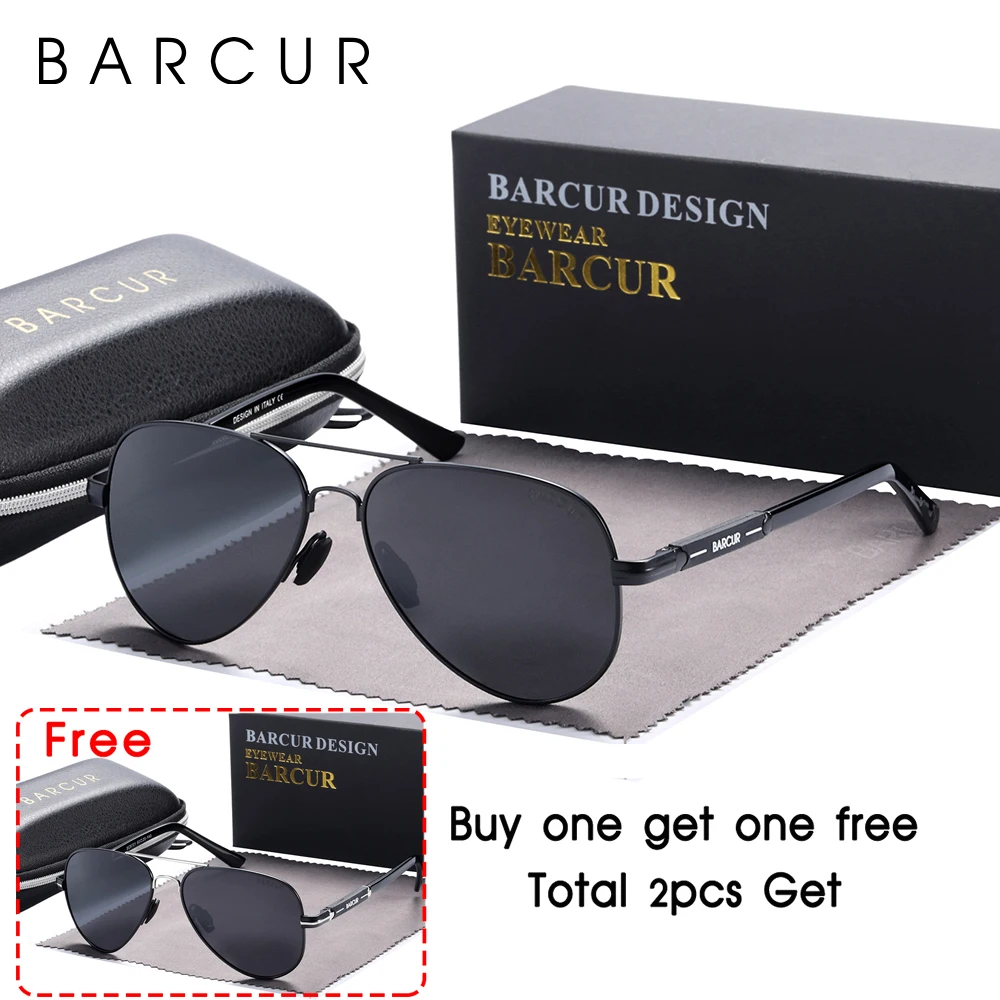 Barcur Pilot Sunglasses 8