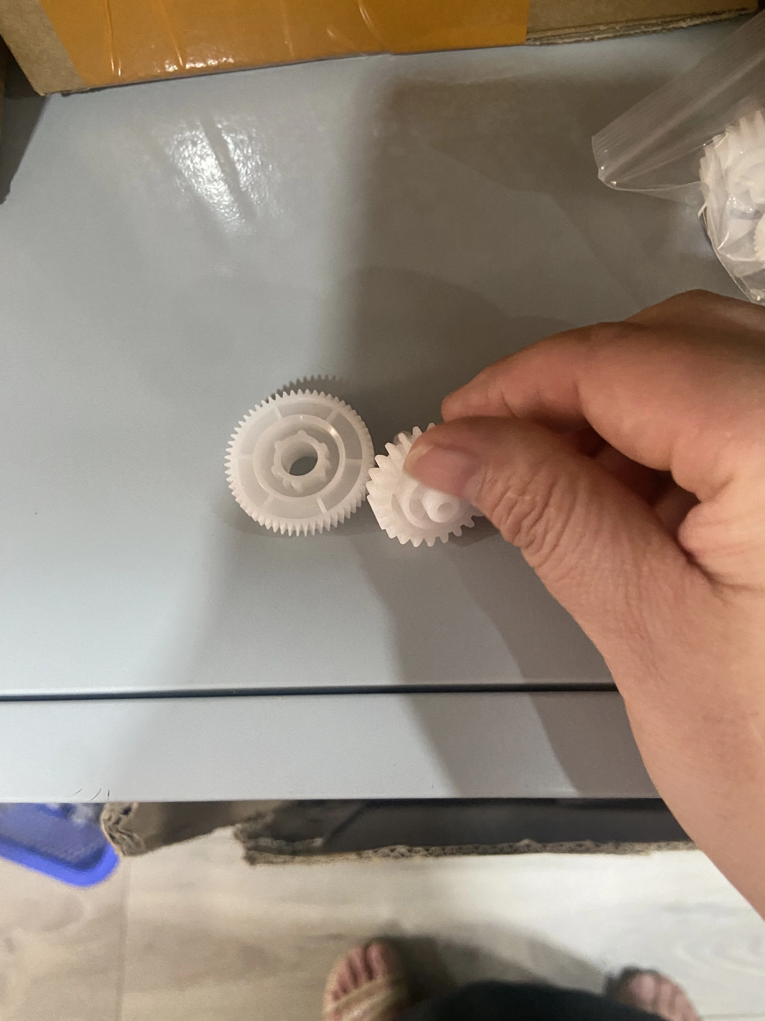 

10X RU7-0753-000 24T 58T приводная шестерня фьюзера для HP LaserJet Pro M125 M126 M127 M128