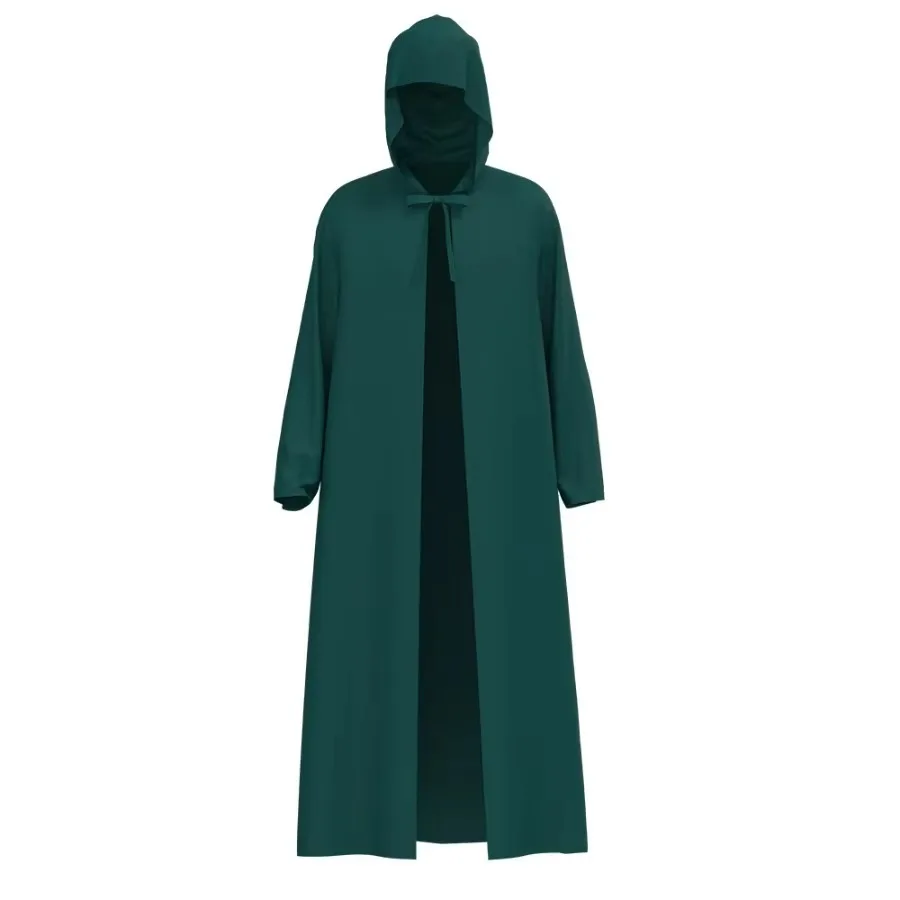Witch Death Cosplay Costumes Adult Hooded Robe Friar Unisex Cape Medieval Chaplain Cloak Halloween Masquerade Vampires Robe - view 3
