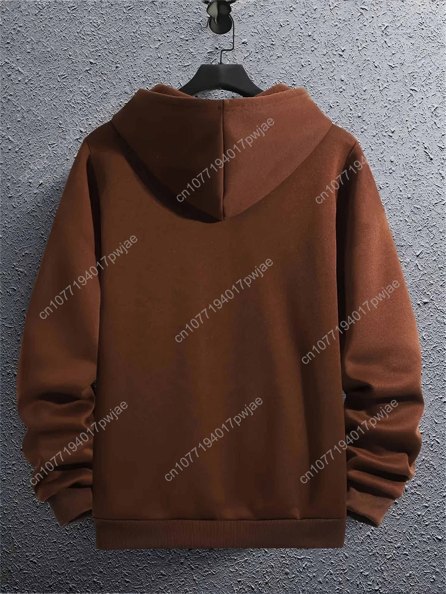 الفنية رسالة الجمجمة طباعة الرجال سستة البلوز جولة الرقبة هوديس مع جيب الكنغر طويلة الأكمام مقنعين البلوز فضفاض Ca