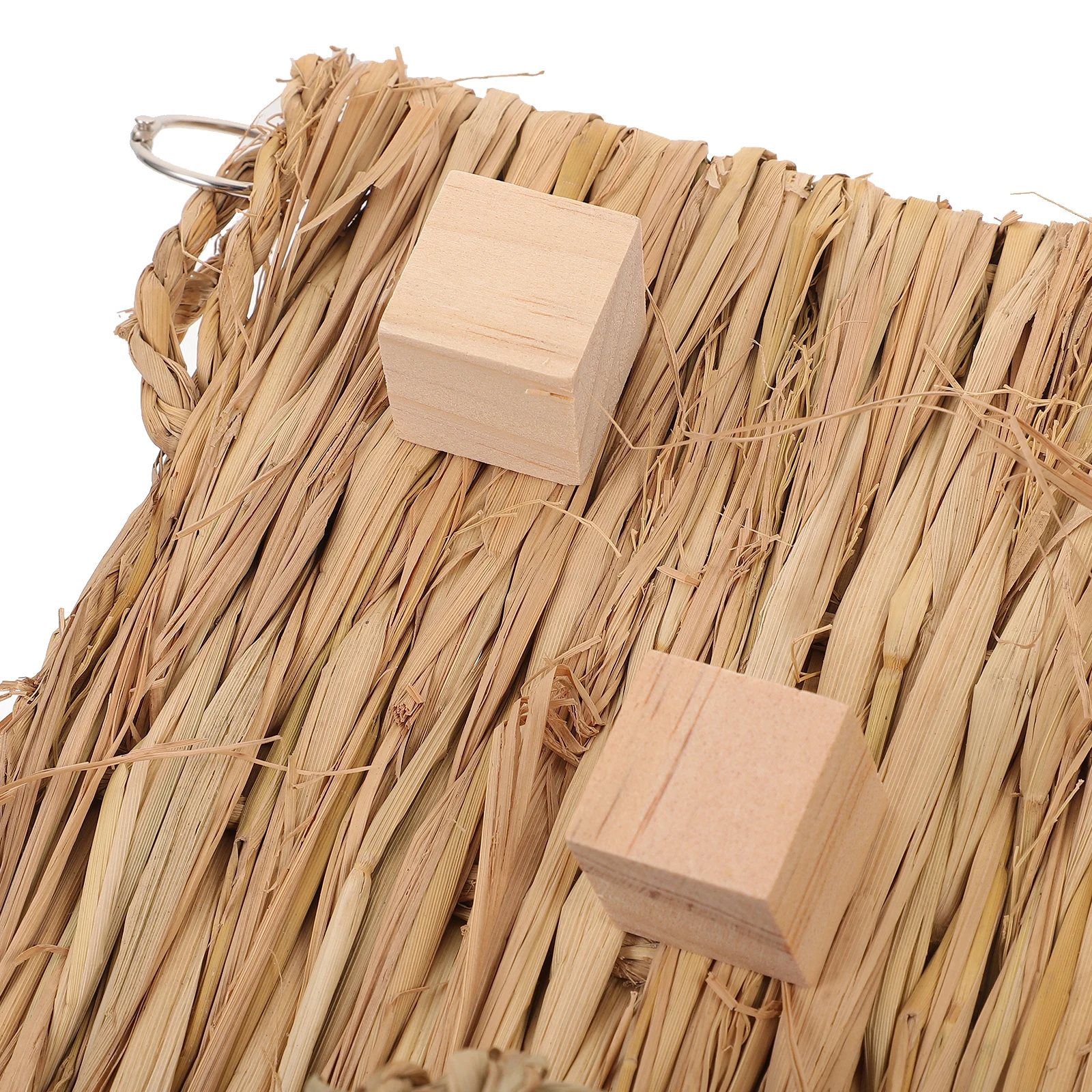 

1 set Straw Hay Mat for Small Pets Bunny Rabbit Hamster Cooling Bed Pad Grass Sleeping Nest Chew Toy Teeth Care Molar