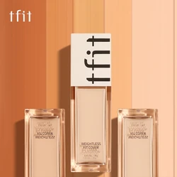 tfit Weightless Fit Cover Liquid Foundation Long-Lasting Makeup Concealer Moisturizing BB Not Dull 30g Cosmetics