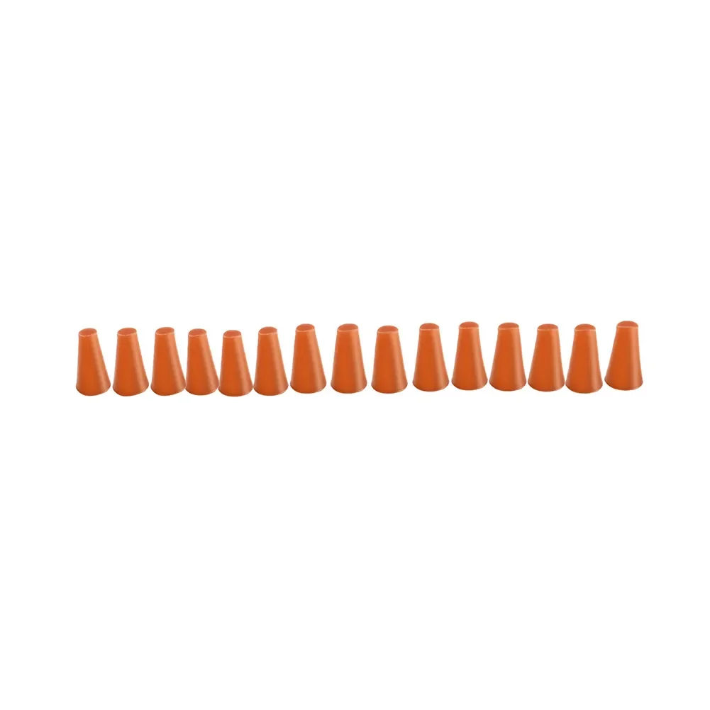 100Pcs Car Pen Accessories High Temp Masking Plugs Powder Coating Silicone Cone Plugs Assortment Kit For Protecting Car Exterior