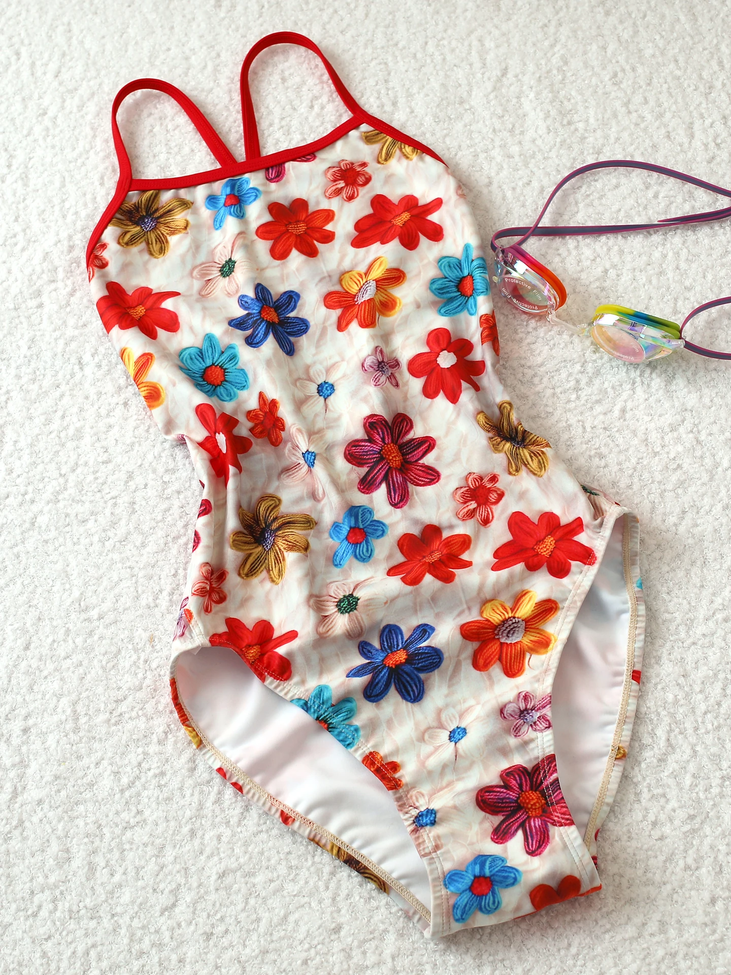 New  Women's One-Piece Swimsuit Speed Racing  Design Swimming Pool High-End Slimming Sensation Sport Fitness