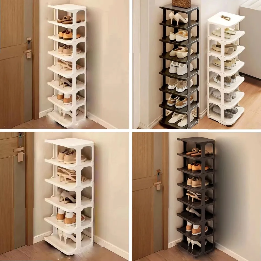 

The Gap Shoe Rack – Vertical Shoe Storage for Easy Entry, Multi-Level Home Shoe Cabinet for Entrance Area