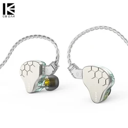 KBEAR Lark Hybrid 1DD+1BA Driver KS1 Headset HiFI Earphone Cable Headphone Music Sport In Ear Monitor Wired Headset Earbuds IEMs