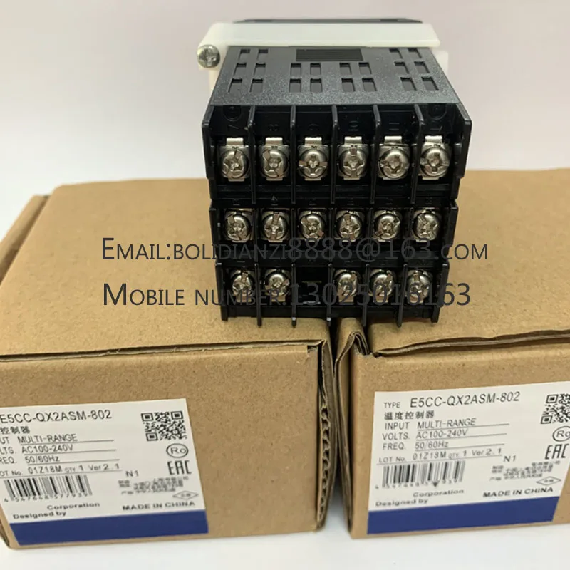 

Brand New Original Thermostat E5CC-QX2ASM-800 E5CC-QX2DSM-800 Direct supply of spot goods Hot sales Thermostat One year warranty
