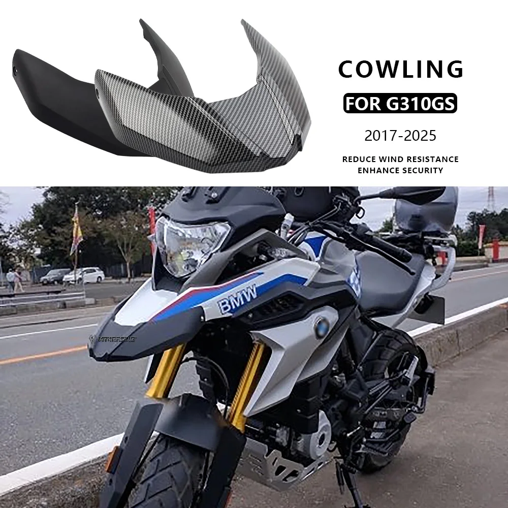 

For BMW G310GS G 310 G310 GS 2017 2018 2019 2020 Motorcycle Beak Fairing Winglets Front Fender Beak Extension Wheel Cover