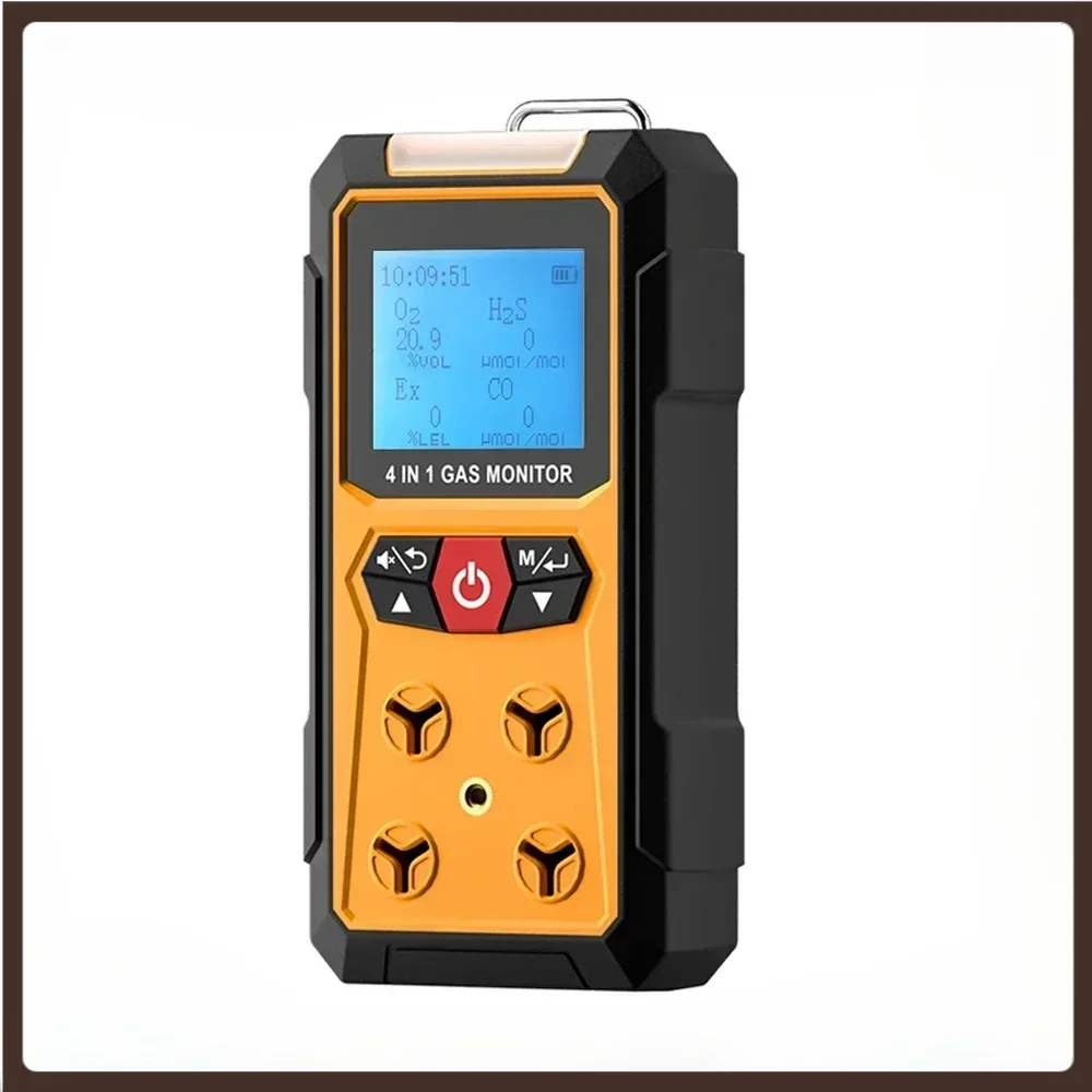 

SNDWAY SW-7500A Gas Detector Device 4 in 1 Oxygen Hydrogen Sulfide Carbon Monoxide Combustible O2 Ex H2S CO Gas Monitor Alarm
