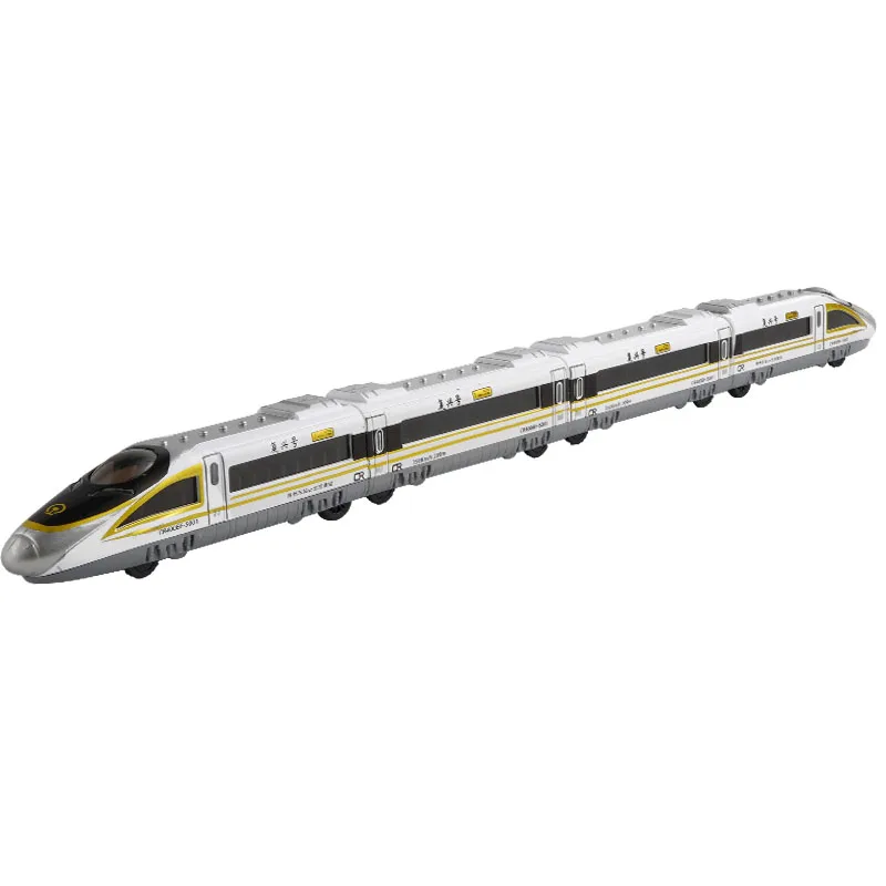 Ensemble de train ferroviaire à grande vitesse, jouet magnétique connectable pour enfants, locomotive de métro Harmony, modèle de traction pour garçon