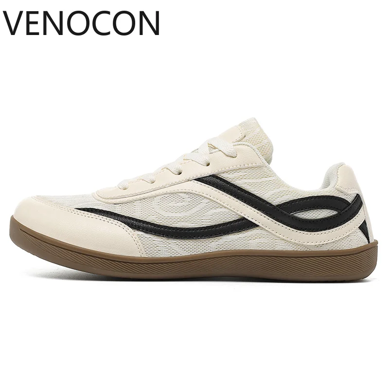 VENOCON Barefoot Extra Wide Ball Toe Box Nose Minimalist Airy Upper Zero Drop Light Walking Casual Shoes Sneakers For Men Man