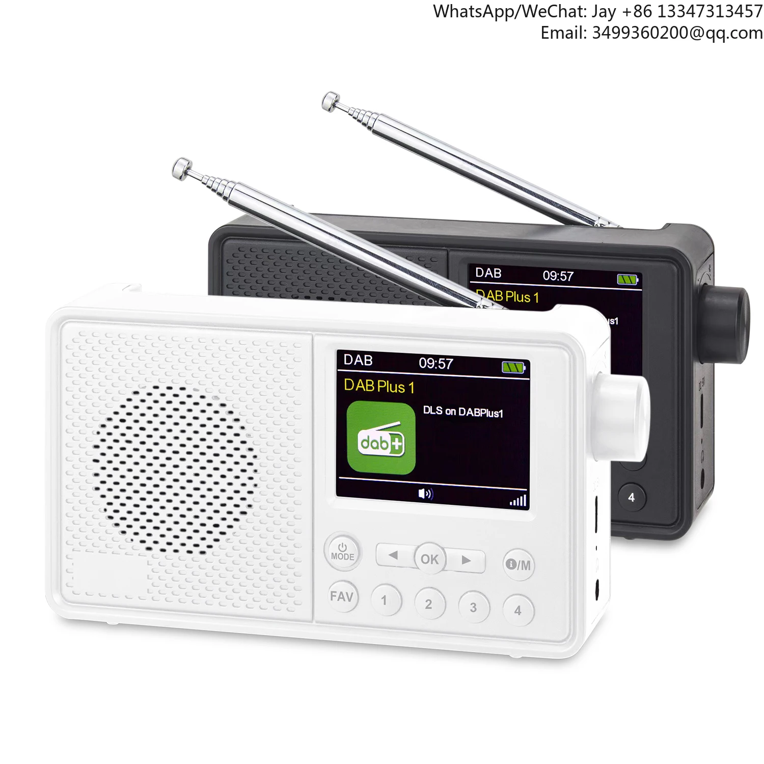 

Портативное радио с цветным экраном DAB Plus FM BL, длительным временем автономной работы, для дома, путешествий и использования на открытом воздухе