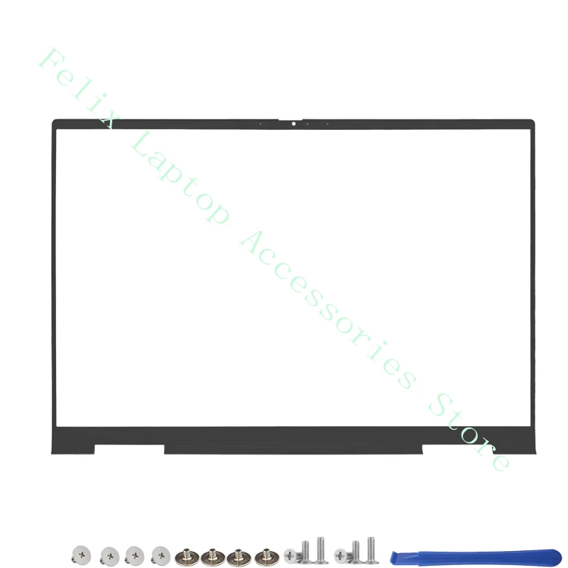 Imagem -03 - Lcd Tampa Traseira para Dell Inspiron 16plus para Laptop Frente Descanso de Palma Teclado Tampa Inferior Tampa da Dobradiça Cinza e Azul