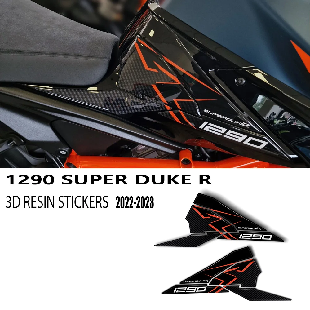 

1290 Super Duke R Sticker Accessories for KTM 1290 R Super Duke 2022-2023 3D Epoxy Resin Sticker Fuel Tank Side Protection Kit