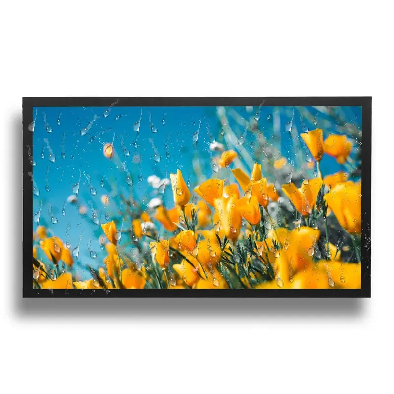 High brightness 1500 nits 50 inch FHD LCD monitor IP65 waterproof for outdoor