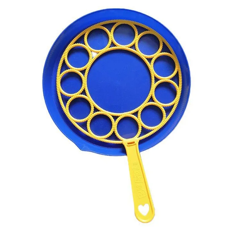 Plato de burbujas grande para niños, juguetes de regalo divertidos para exteriores, varita de burbujas, máquina de burbujas, herramienta de burbujas de jabón, juego de soplador