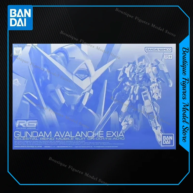 

В наличии: Оригинальная модель Bandai RG GUNDAM AVALANCHE EXIA, аниме-фигурка для сборки, коллекционная игрушка, подарок для хобби.