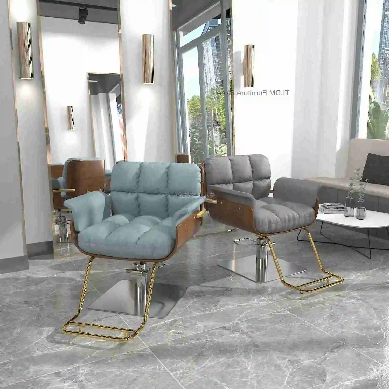 Shampoo Maquillage Barber Cosmetic Chair Beauty Hair Salon Chaise Hairdressing Professionnel Barber Furniture Chair Equipment