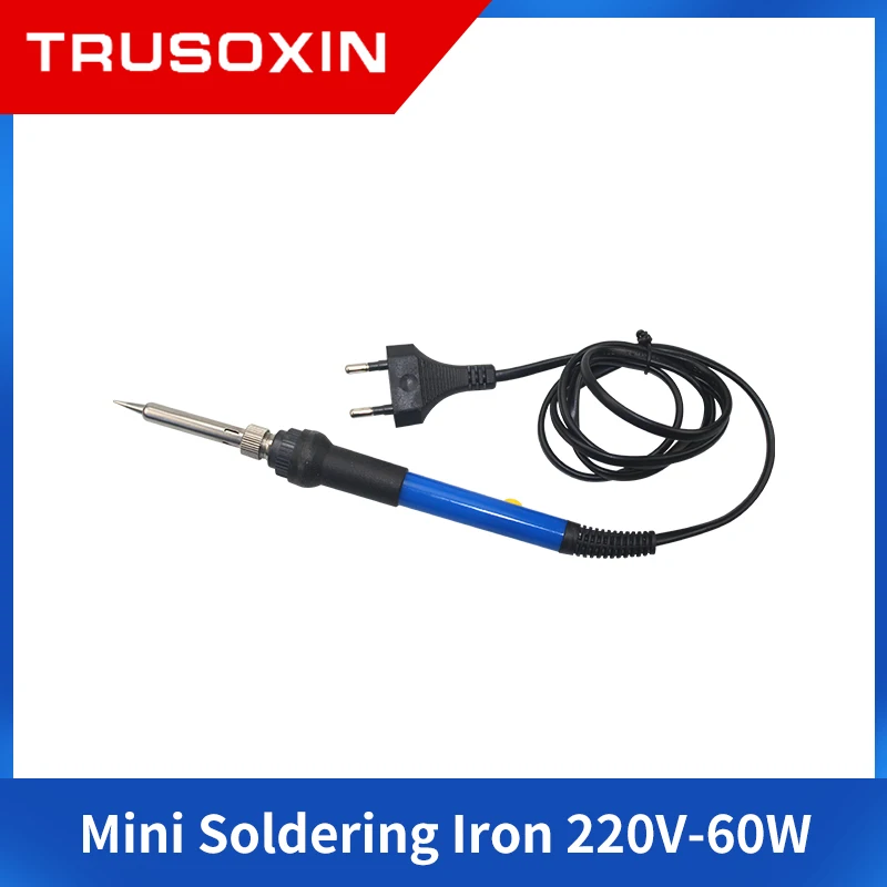 Solder listrik suhu dapat diatur, alat perbaikan ujung pensil panas Rework Station Solder las 220V 60W