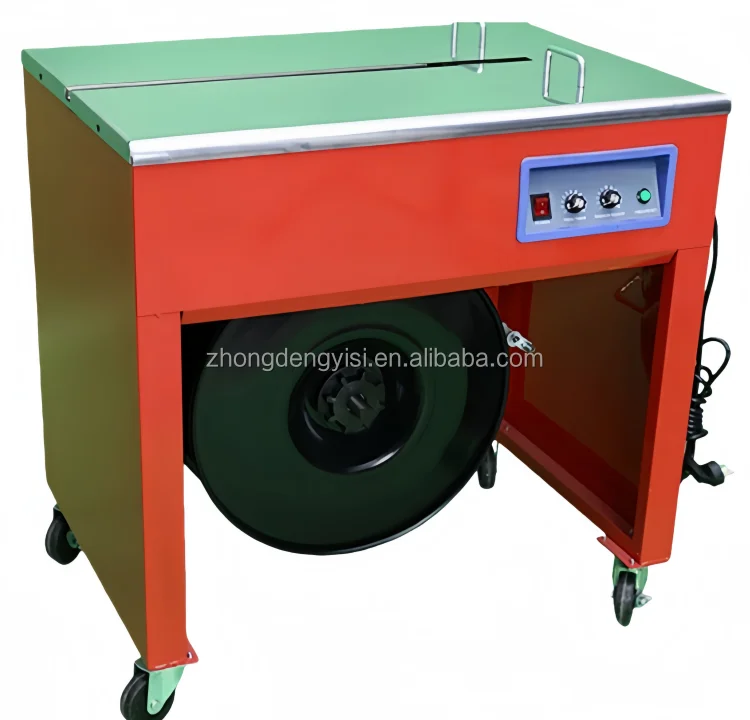 Electric Semi-Automatic Wrapping Machine for Cartons Boxes Strapping with PP Belt Cartons Strapping Machine for Industrial Use