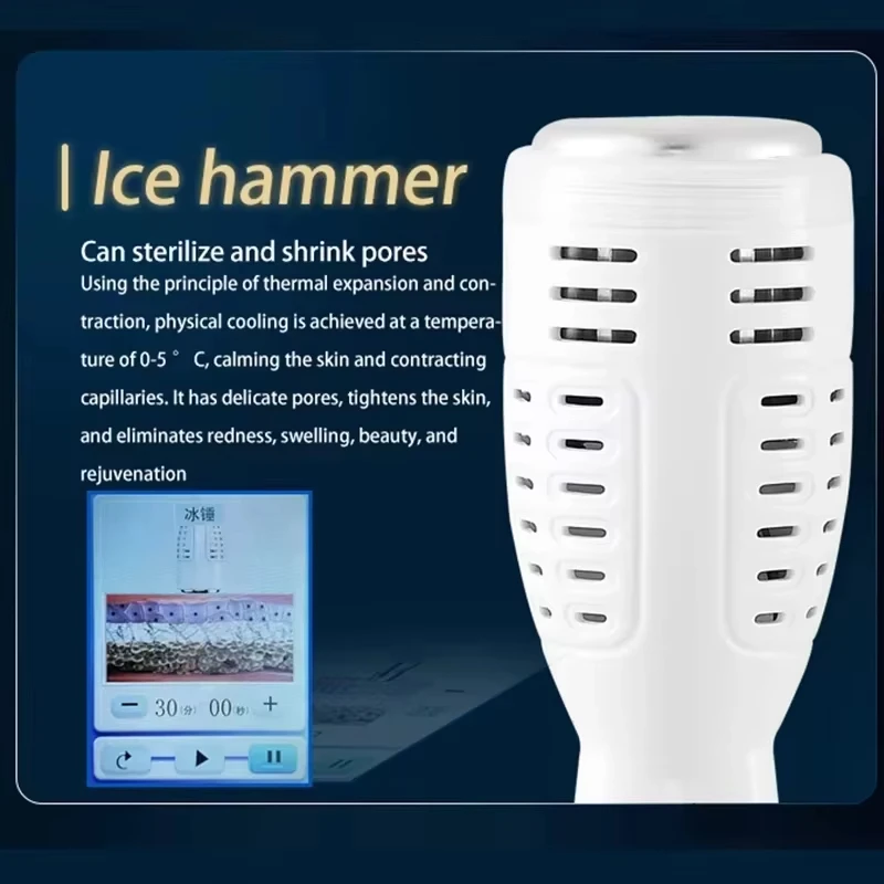 Urządzenie kosmetyczne z małą bańką, wprowadzenie plazmy zaskórników do podnoszenia i napinania.W.1