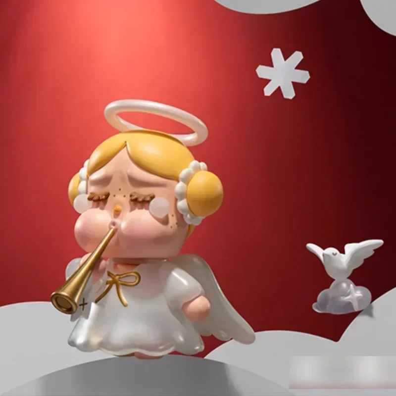Pop Mart Crybaby 'Lonely Christmas' Serie Kawaii Anime Blind Box Actionfigur Überraschungs-Mystery-Puppe für Mädchen
