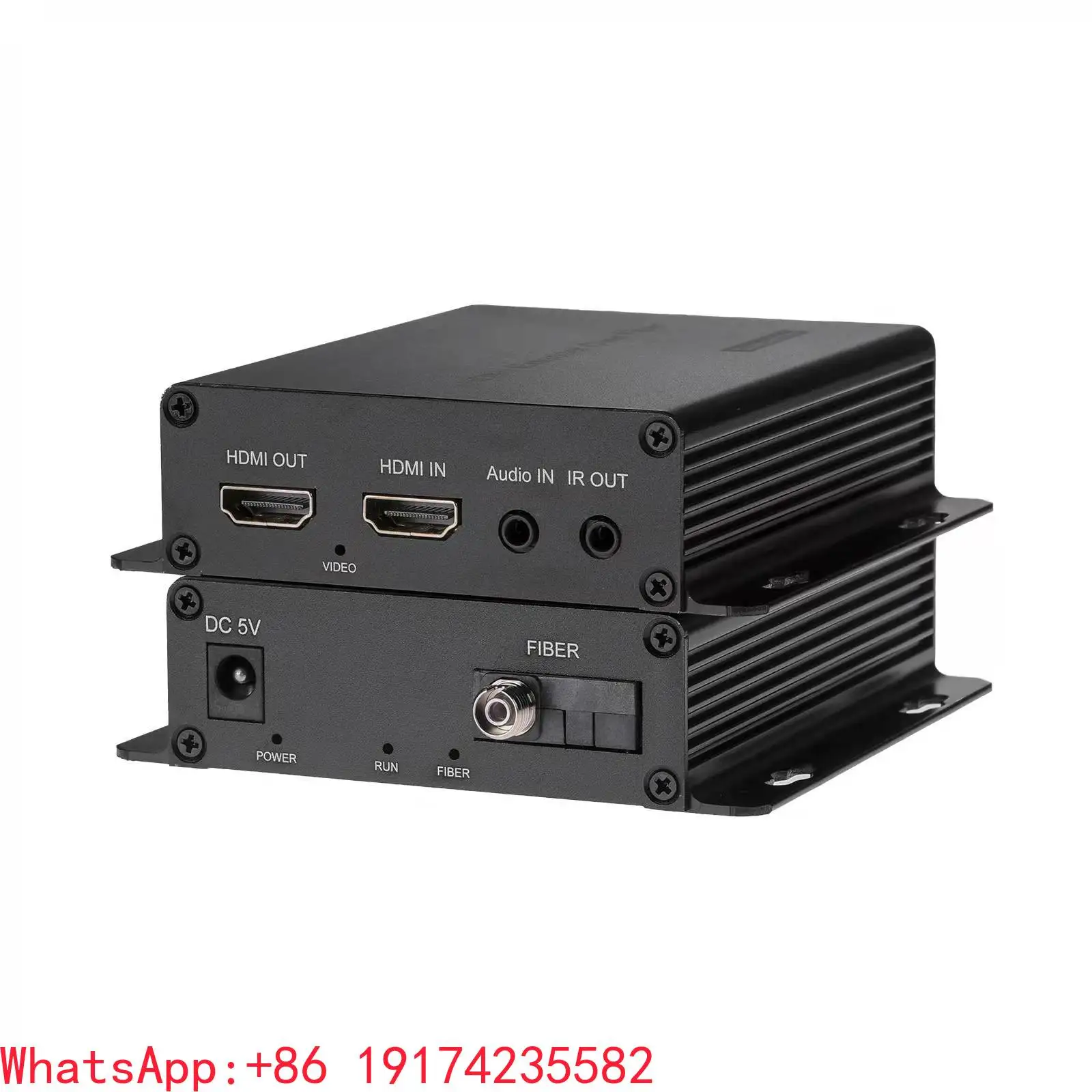 2K 20KM  Fiber Optic Extender Single Mode FC Fiber Optic Video Converter