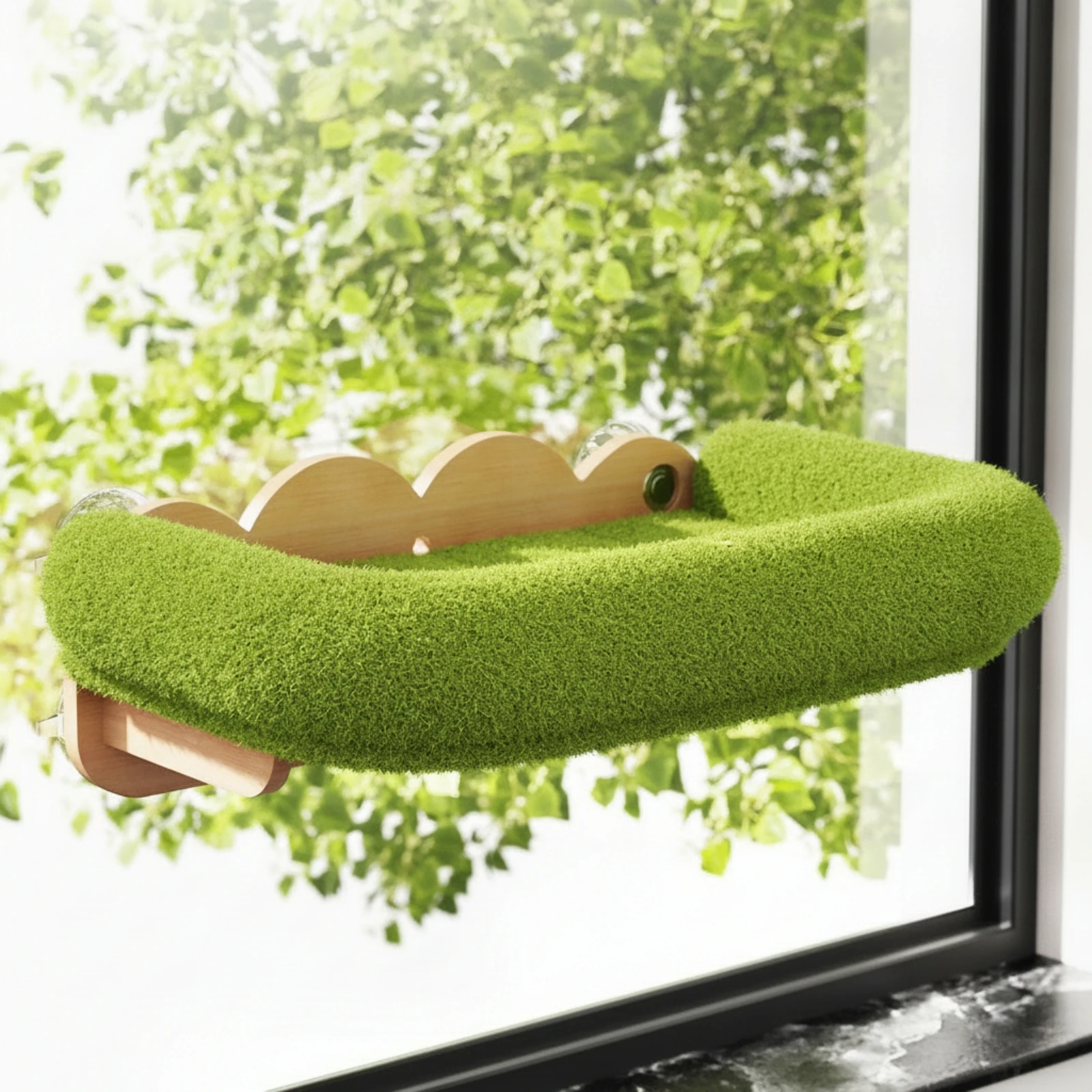 Łóżko dla kota na okno z przys – Cat Window Perch recenzja i cena