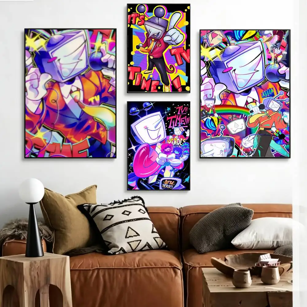 

COOL D-DeltaruneS T-Tenna Poster HD Self Adhesive Waterproof Wall Art Ideal for Home Office Dorm Gift