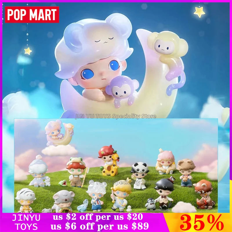 

POP MART DIMOO Animal Kingdom Series Blind Box Toys Cute Anime Action Figure Designer Doll Cartoon Confirm Style Birthday Gifts