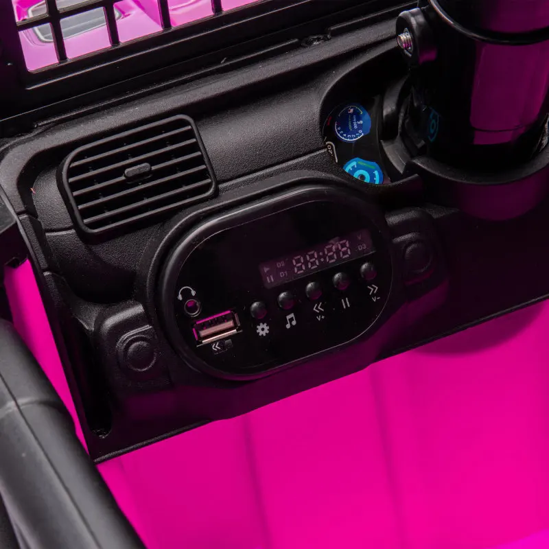 Voiture électrique rose pour enfants de 3 ans, conduite confortable pour Parents, phares LED télécommandés, jouet de sécurité pour enfants