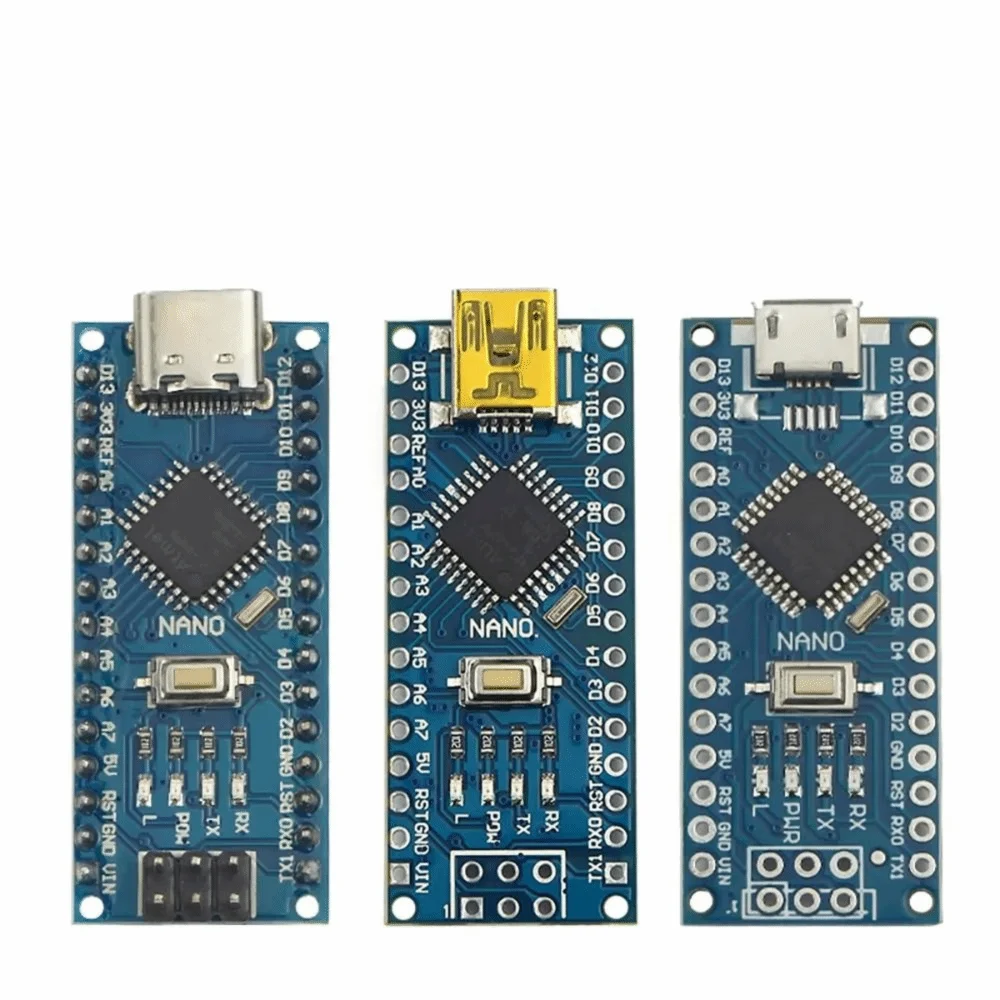 Compatible CH340 Nano 3.0 Controller Type-C USB Micro USB Arduino Compatible Mini USB ATMEGA328P Arduino Projects