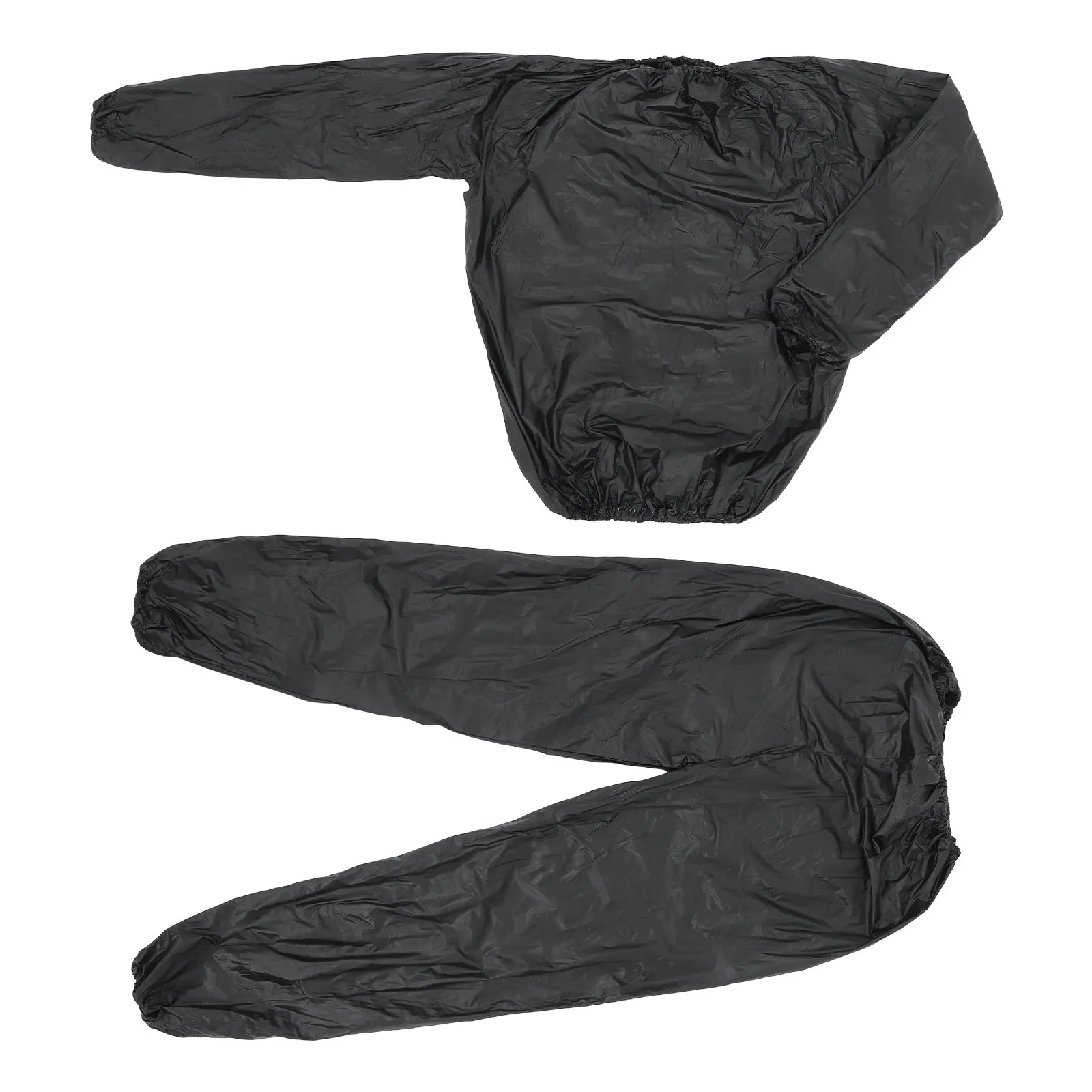 1Set Sauna Suit Unisex Lightweight Breathable Sweat Suit for Workout Running Cardio Exercise Fat Burning Slimming Body Detox