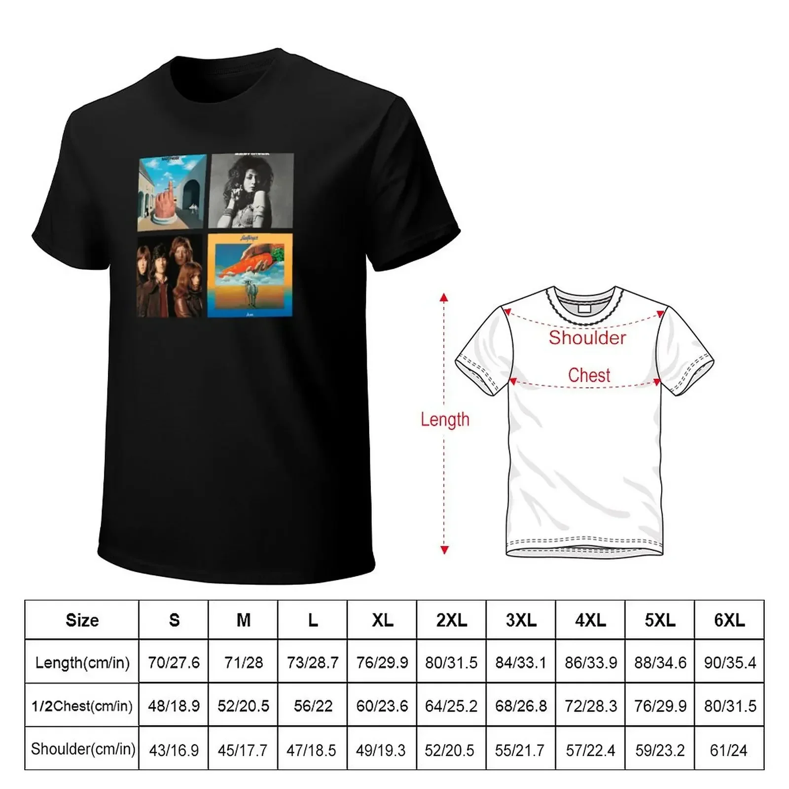 The Early Days Of Badfinger T-Shirt aesthetic clothes plus size clothes Short sleeve tee blue archive mens champion t shirts