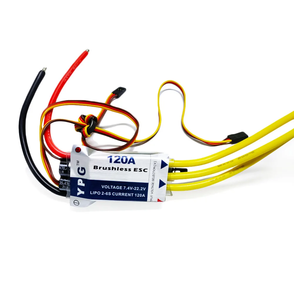 YPG HV SBEC High Quality ESC 20A 40A 45A 60A 80 100A 120A 150A and  program card For Helicopter airplane No programming required