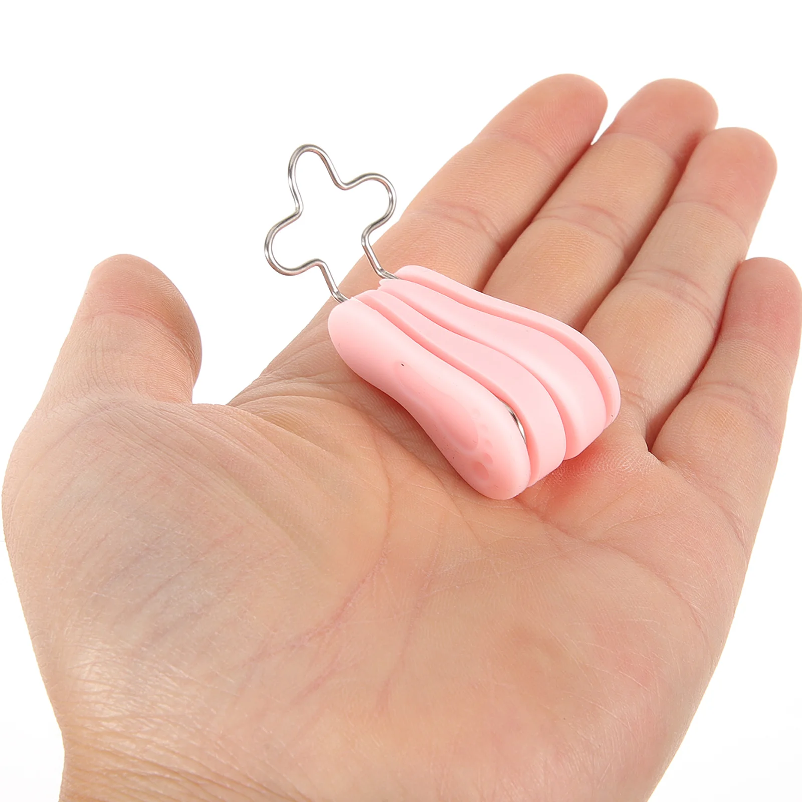 Clip per modellare il naso in silicone Strumento di bellezza Polvere da balletto rosa Cura del viso Gel Raddrizzatore Sollevatore Correttore per naso largo