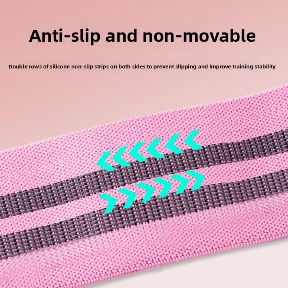 

New Non-slip Resistance Band 90lbs Lift Buttocks Elastic Band Hip Belt Indoor Training
