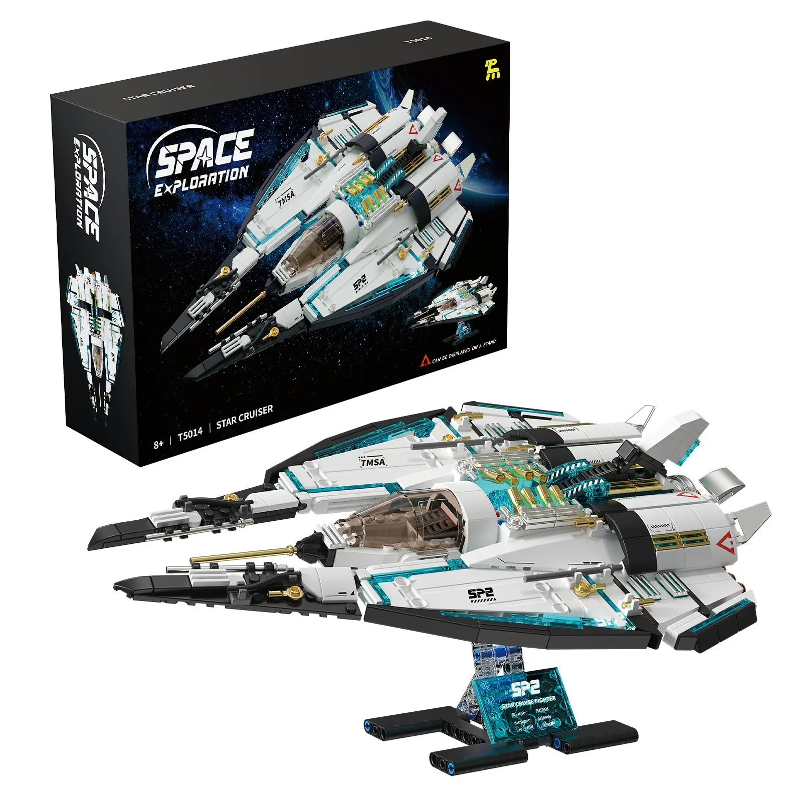 우주선, 우주 정거장, 전함, 블록 모델, 스타 크루즈 전투기, 블록 세트, 어린이 세트, 장난감