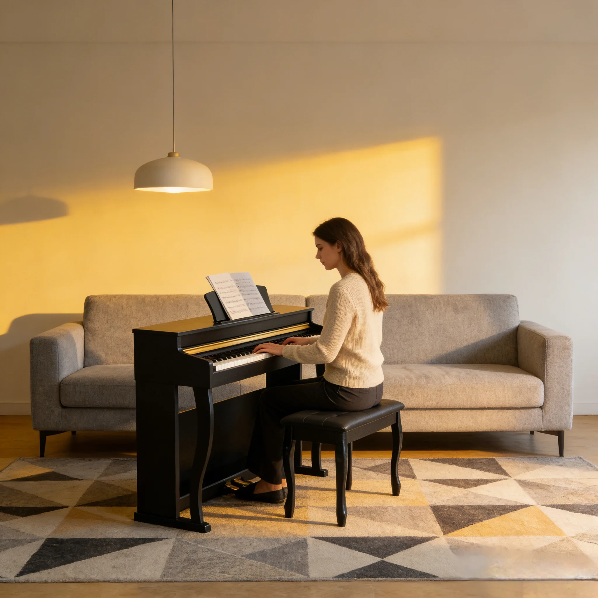 China Wholesale Price DEMAN XH-8806 Professional Upright Digital Piano With Hammer Action 3 Pedals & Case